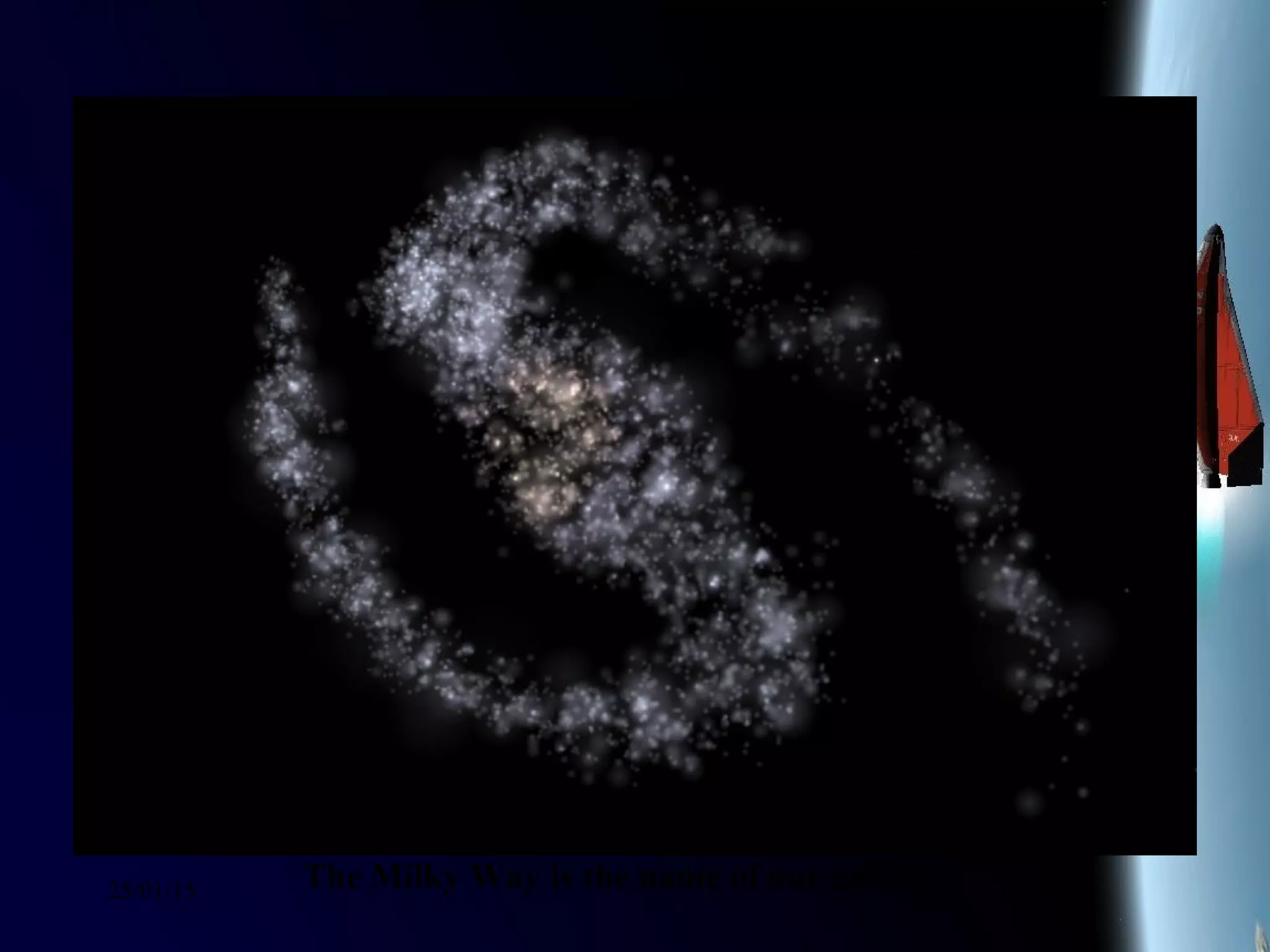 25/01/15 The Milky Way is the name of our galaxy
 