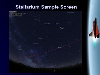 Stellarium Sample Screen
 