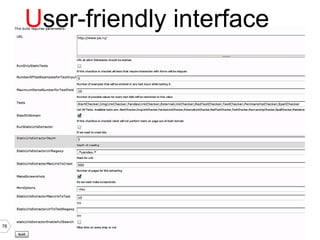 User-friendly interface




78
 