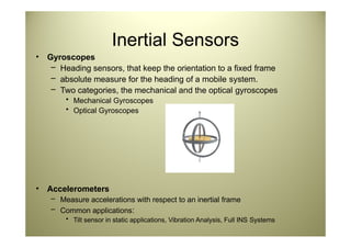 Robot Sensors and Actuators in robotics | PPTX