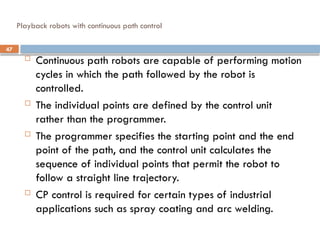 Robot unit 1 2022 about the robotics in the environment | PPTX