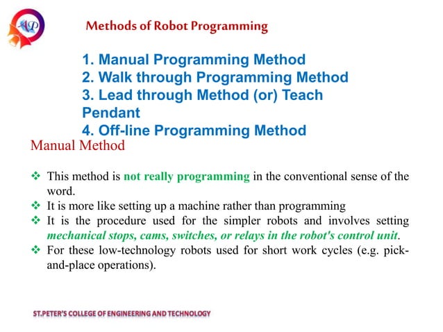 Robo unit4- Robot Programming.pptx