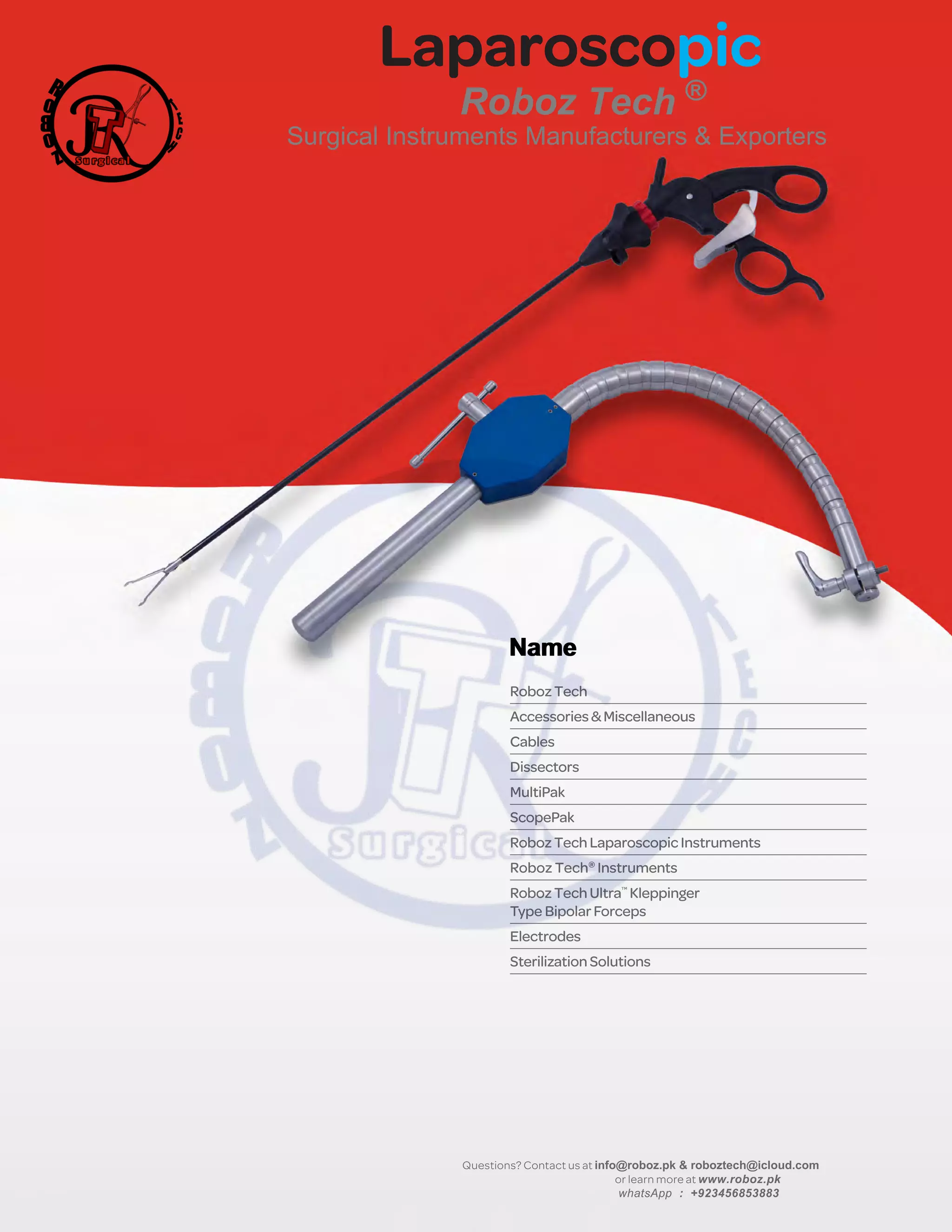 laparoscopic instruments for surgeons needle holders , graspers PDF