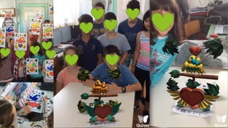 Ζωγραφίσαμε με
τα χρώματά μας
στο χαρτί και
«ζωντανέψαμε»
τις ζωγραφιές
μας με το tablet
και την
εφαρμογή
Επαυξημένης
Πραγματικότητας
Quiver!
 