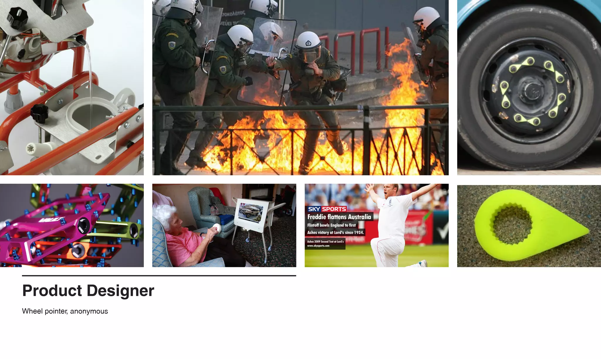 Product Designer
Wheel pointer, anonymous
 