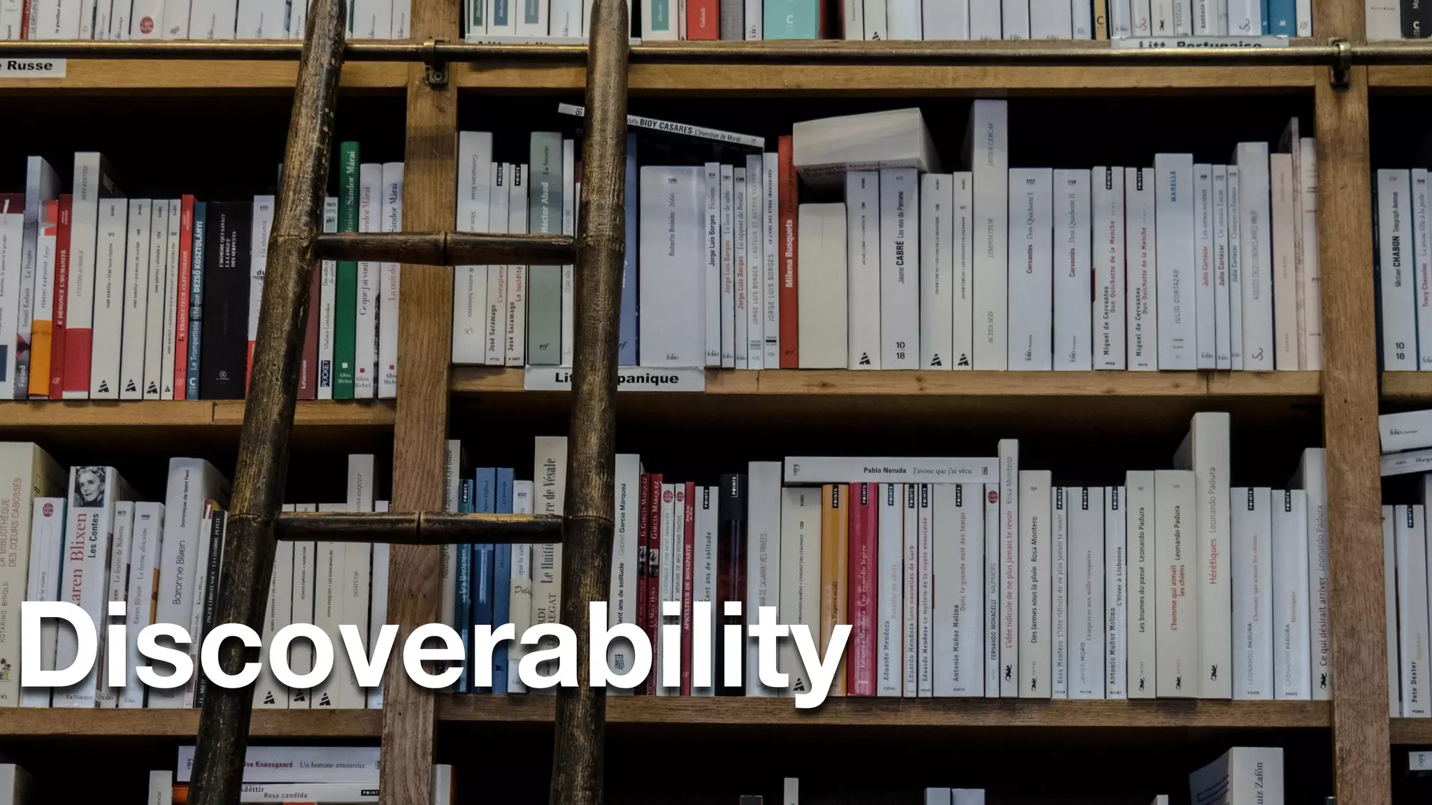 Discoverability
 
