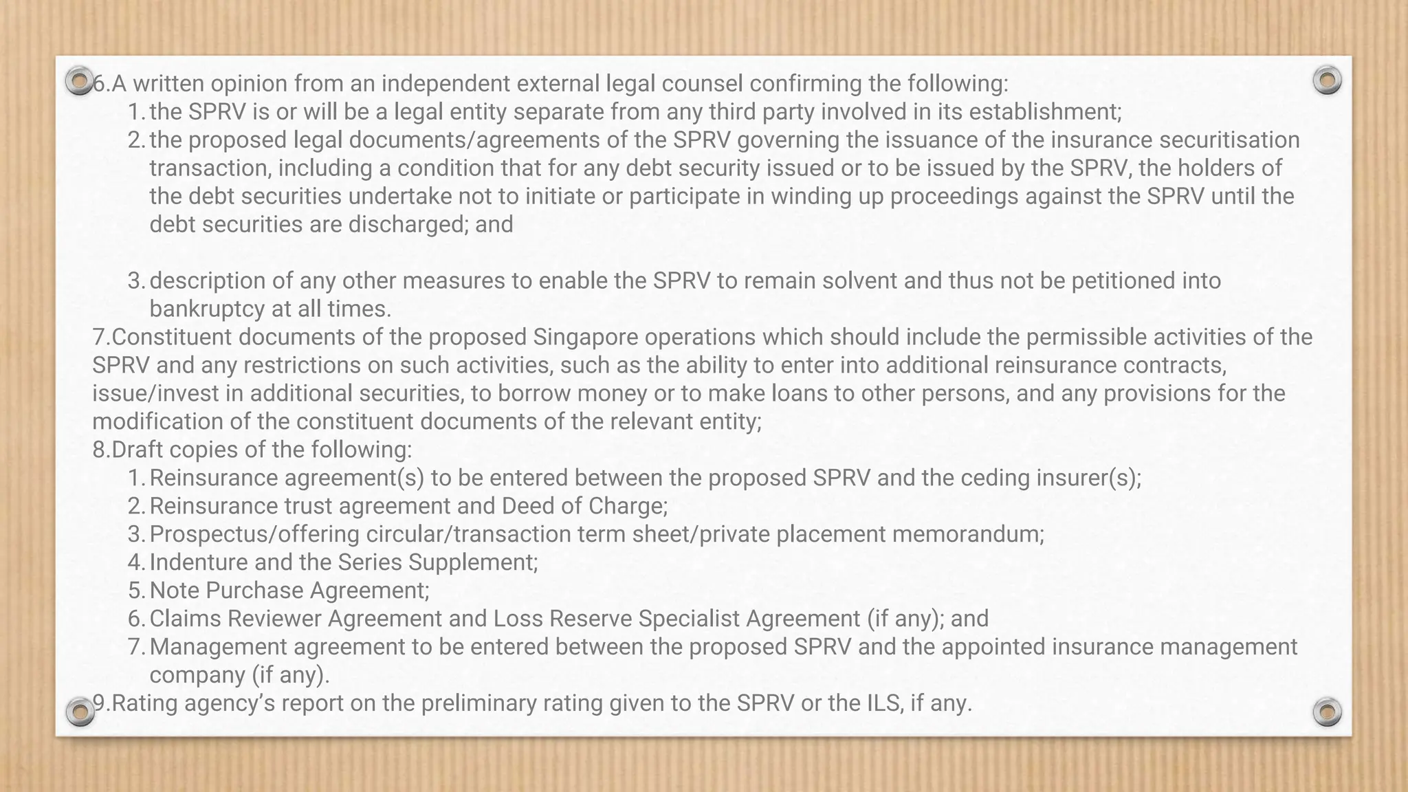 Singapore Special Purpose Reinsurance Vehicles | PPTX