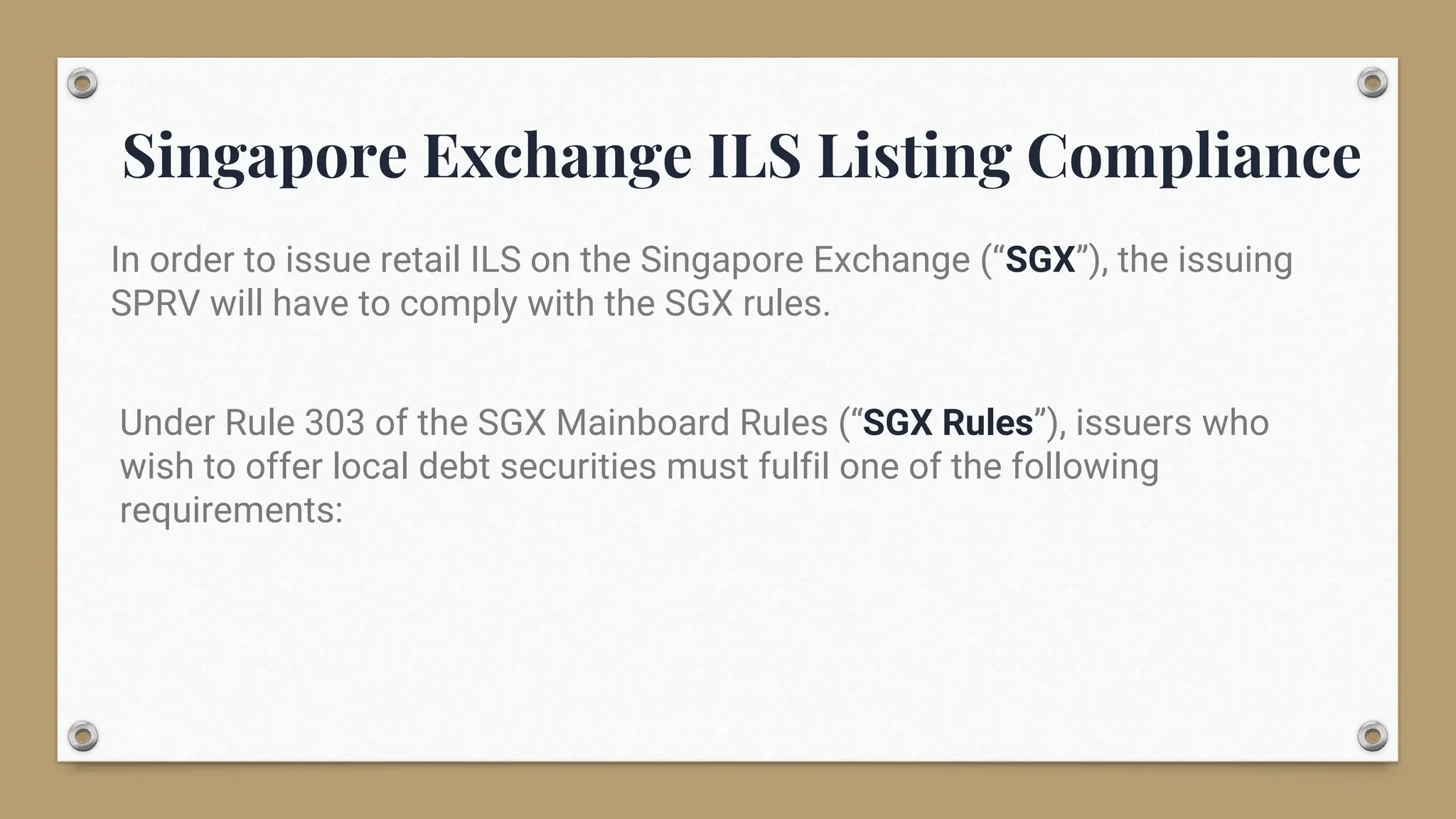 Singapore Special Purpose Reinsurance Vehicles | PPTX