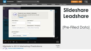 stephenpratley.com
Slideshare
Leadshare
(Pre-Filled Data)