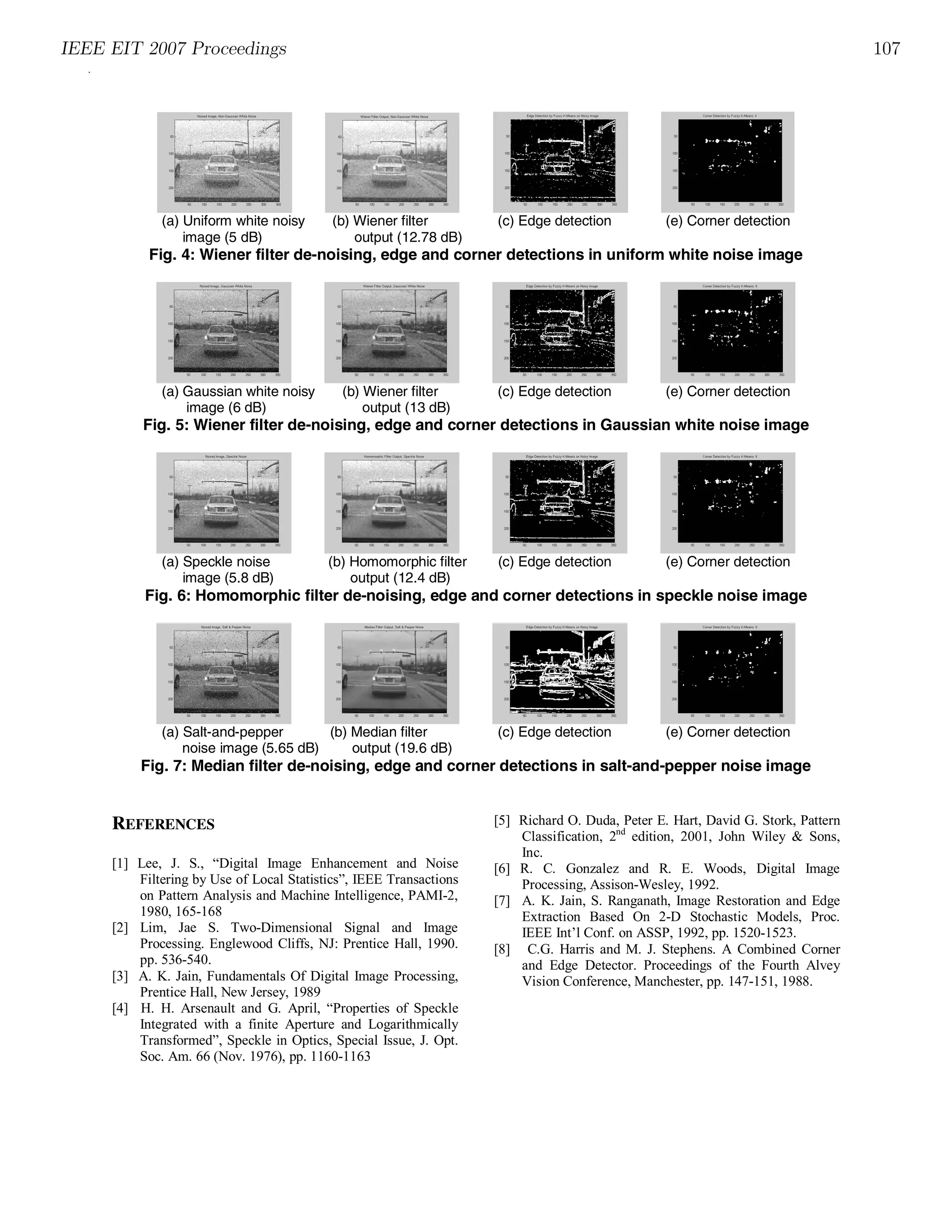 Robust edge and corner detection using noise identification and ...