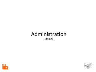 Administration
(demo)
 