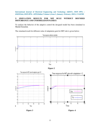Robust model reference adaptive control for a second order system 2 | PDF