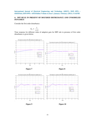 Robust model reference adaptive control for a second order system 2 | PDF