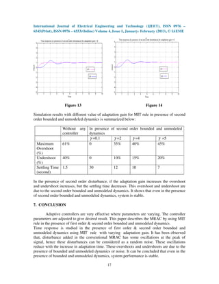 Robust model reference adaptive control for a second order system 2 | PDF