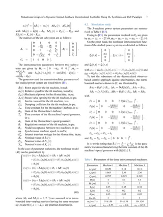 Robust H∞ Dynamic Output-Feedback Decentralized Control Design Using ...