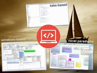 tabs-based
windows-based novel paradigms
 