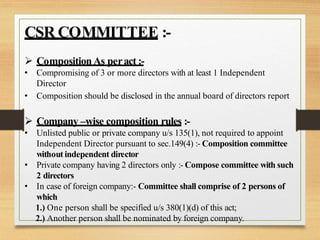 Csr Committee Composition ROC-CSR-300317 .pptx