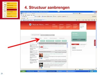 4. Structuur aanbrengen




31
 