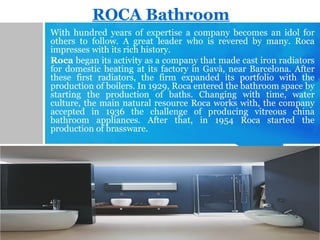 Roca bathroom | PPT