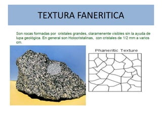 TEXTURA FANERITICA 
 