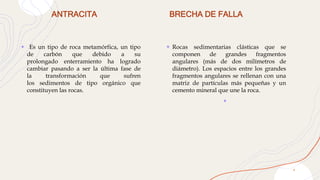 Brecha De Falla Roca Rocas Metamorficas Sharol - Leidy IAS.pptx