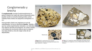 Brecha Roca Rocas sedimentarias para el estudio de suelos, conocimiento sobre la ...