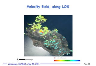 Velocity field, along LOS 