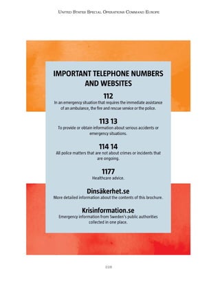 228
United States Special Operations Command Europe
 