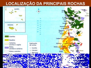 LOCALIZAÇÃO DA PRINCIPAIS ROCHAS
 