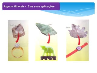 ‘
Alguns Minerais - E as suas aplicações
 