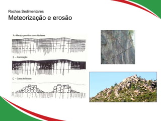 Rochas Sedimentares
Meteorização e erosão
9
 