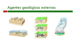 Agentes geológicos externos
 
