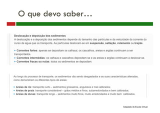 O que devo saber…
Adaptado de Escola Virtual
 