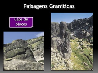 Características de Rochas MagmáticasBasaltoO basalto é uma rocha vulcânica de textura hemicristalina.É uma rocha de cor negra, de aspecto homogéneo, no seio da qual se podem distinguir ou não com minerais cristalizados à “vista desarmada”. Os minerais mais comuns são: feldspato, olivina e piroxena.