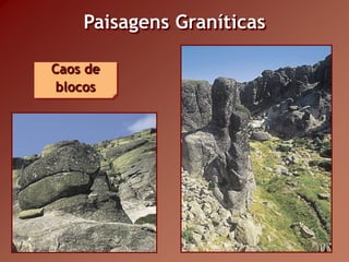 Paisagens Graníticas

Caos de
 blocos
 