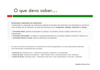 O que devo saber… 
Adaptado de Escola Virtual 
 