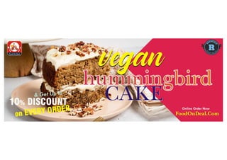 Incredible Vegan Hummingbird Cake|FoodOnDeal