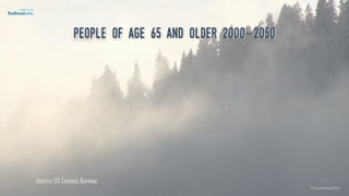 People of age 65 and older 2000-2050
Source US Census Bureau
©lucienengelen
 