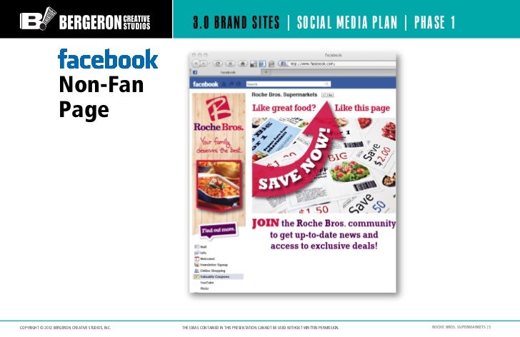 roche bros social media plan roche bros flyer