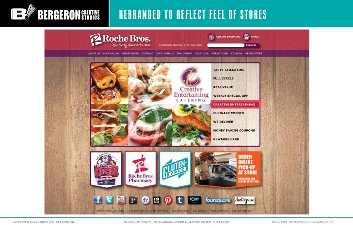 roche bros supermarket social media roche bros flyer