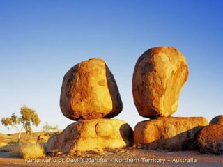 Karlu Karlu or Devil's Marbles - Northern Territory - Australia 