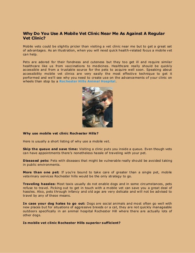 mobile veterinary clinic near me