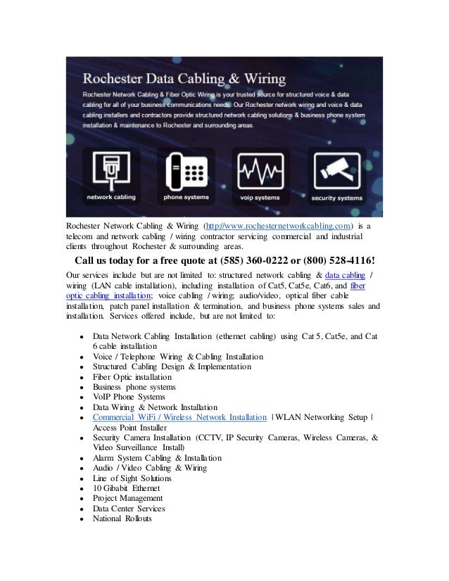 Rochester Network Cabling & Fiber Optic