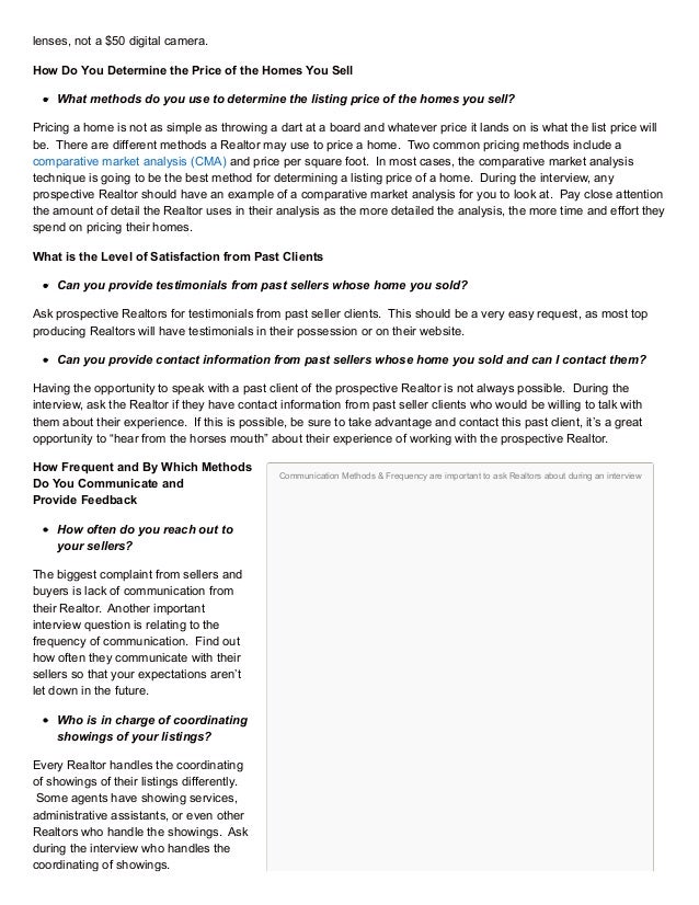 Detailed Guide On How to Interview A Realtor When Selling Your Home