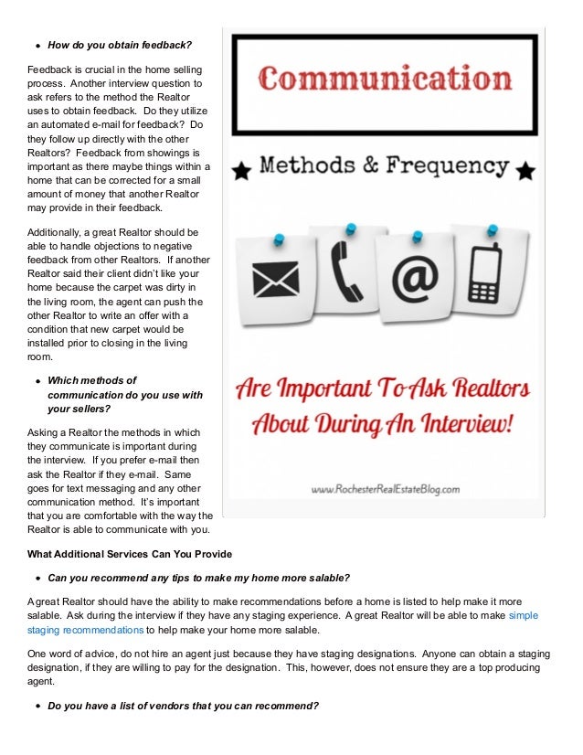 Detailed Guide On How to Interview A Realtor When Selling Your Home