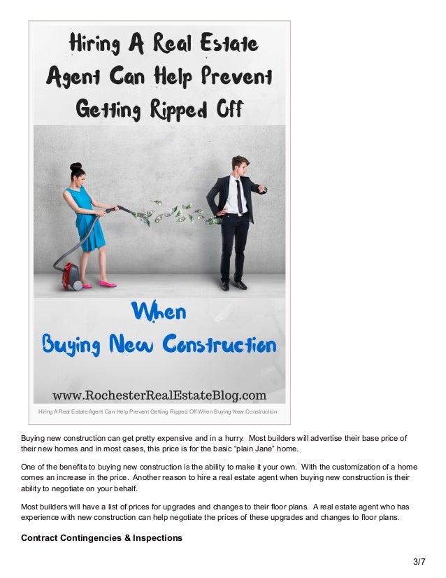 Should I Hire A Real Estate Agent To Buy New Construction?