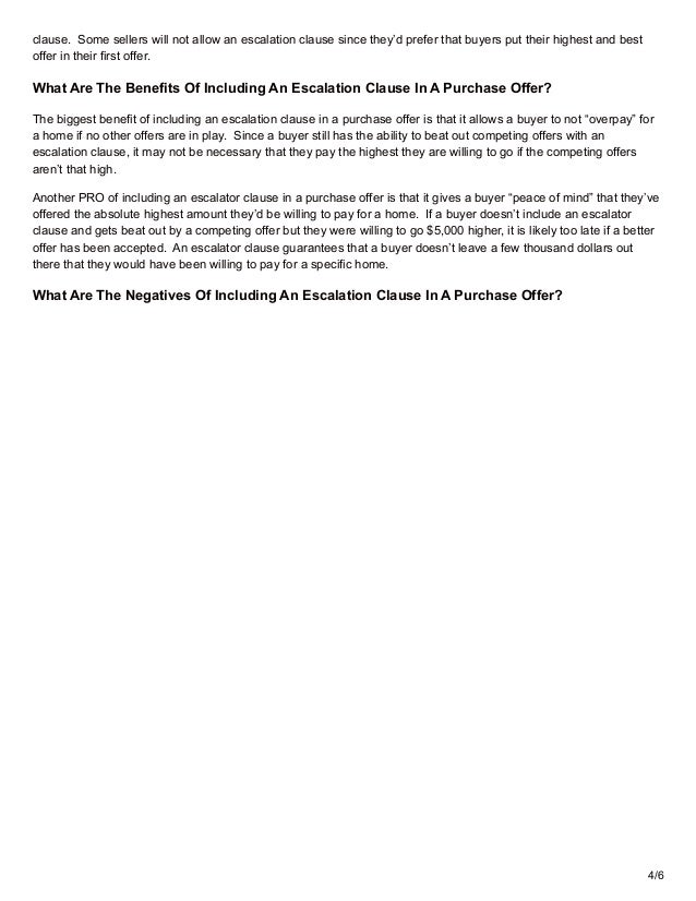 How Does An Escalation Clause Work In Real Estate?