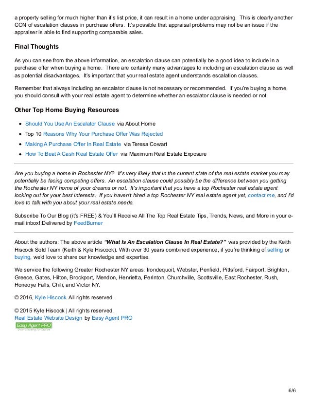 How Does An Escalation Clause Work In Real Estate?