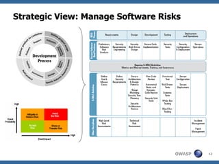 Strategic View: Manage Software Risks 