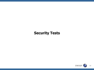 Security Tests 